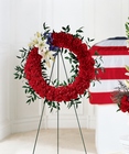 To Honor One's Country Wreath from Backstage Florist in Richardson, Texas